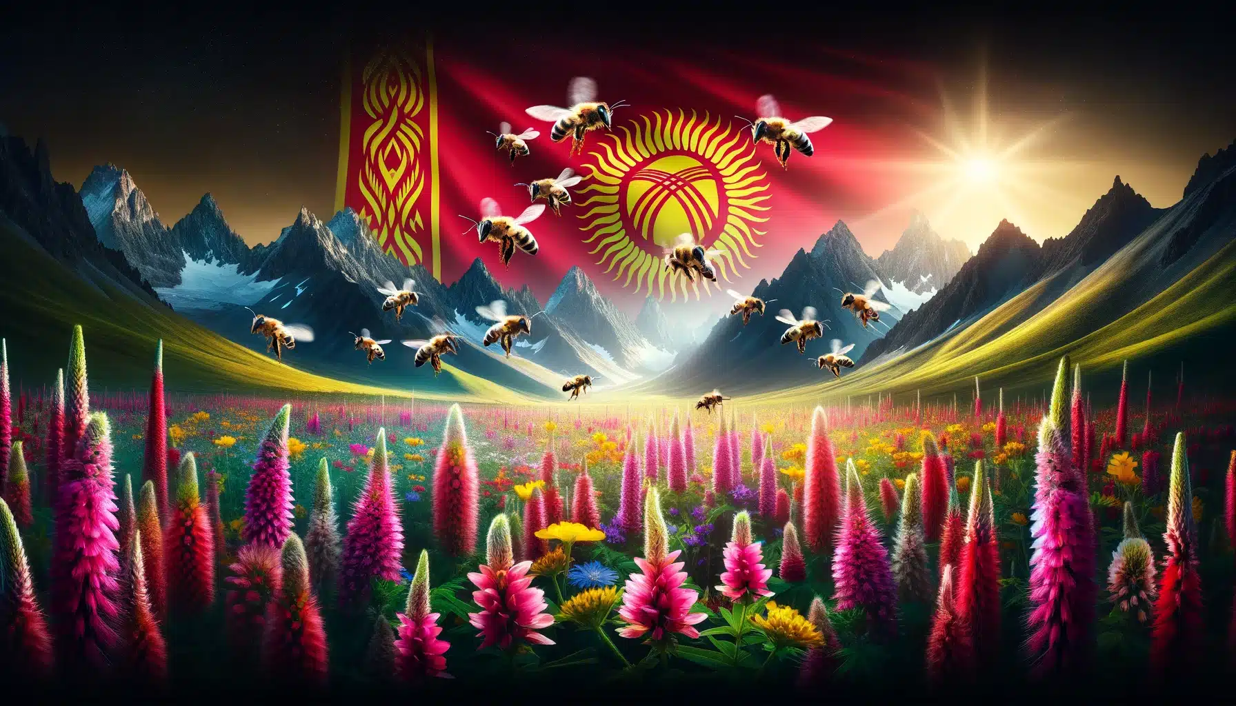 Blog Sainbiose miel blanc du Kirghizistan