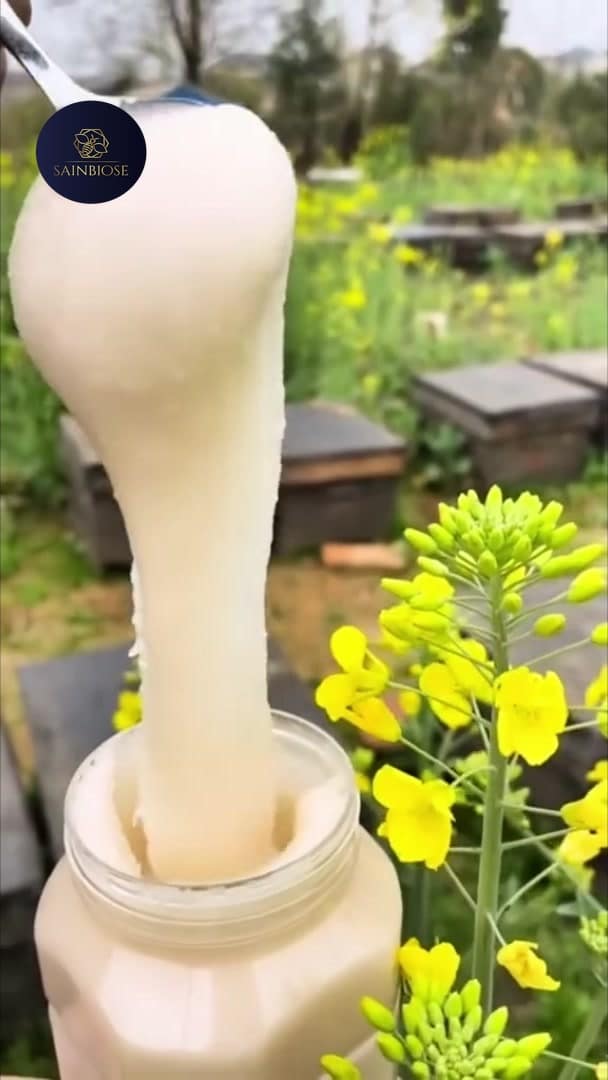 Rucher Sainbiose au milieu des fleurs sauvages, vallée de Naryn