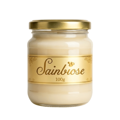 Pot 100g miel blanc Kirghizistan format découverte Sainbiose